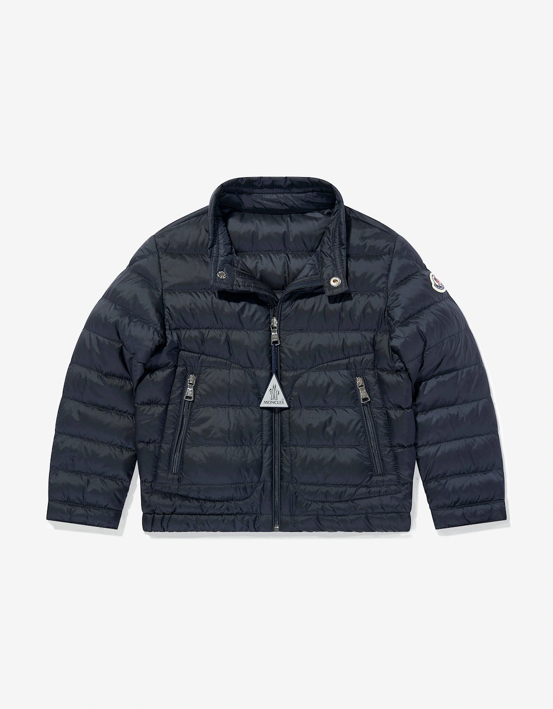 Moncler Boys Navy  Enfant Down Padded Acorus Jacket  - Size 6 Years Kids