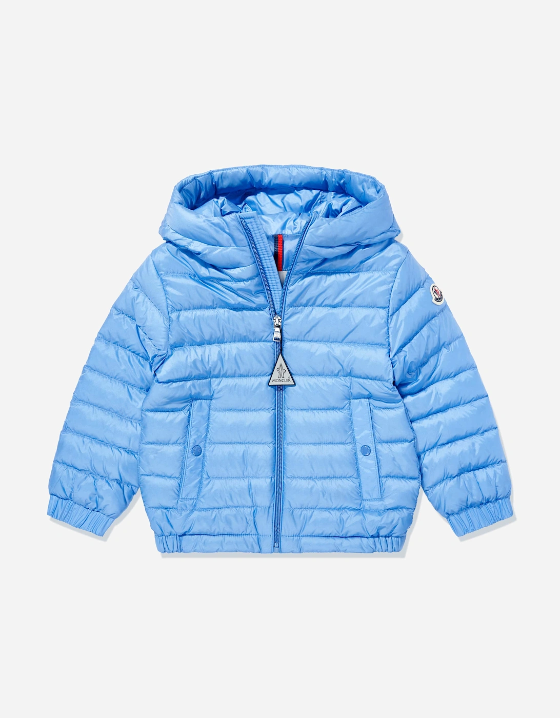 Moncler Boys Blue Enfant Down Padded Dilar Jacket  - Size 4 Years Kids