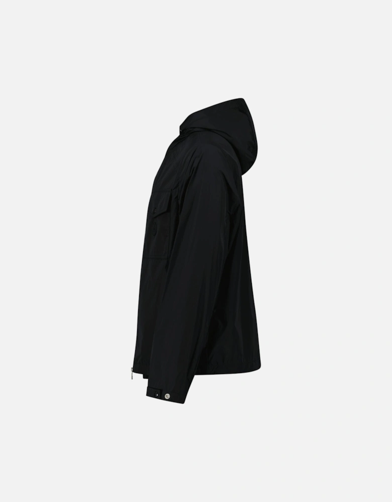 Moncler Fuyue Ghost Rubber Logo Jacket in Black