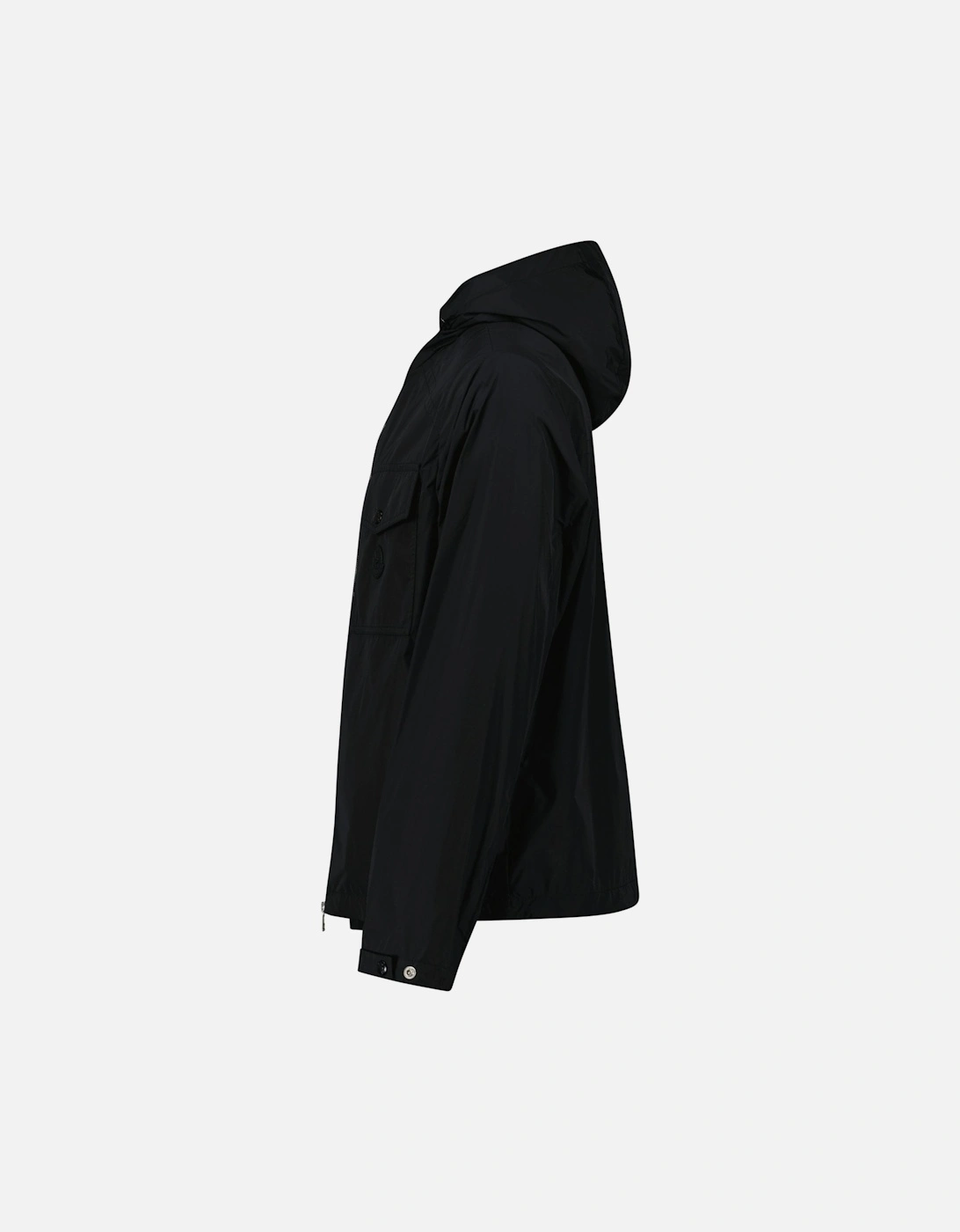 Moncler Fuyue Ghost Rubber Logo Jacket in Black