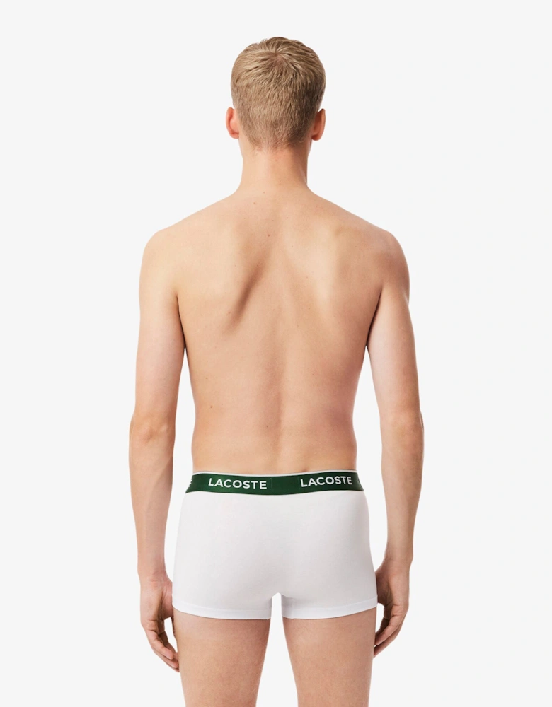 3-Pack of Mens Trunks - White 001