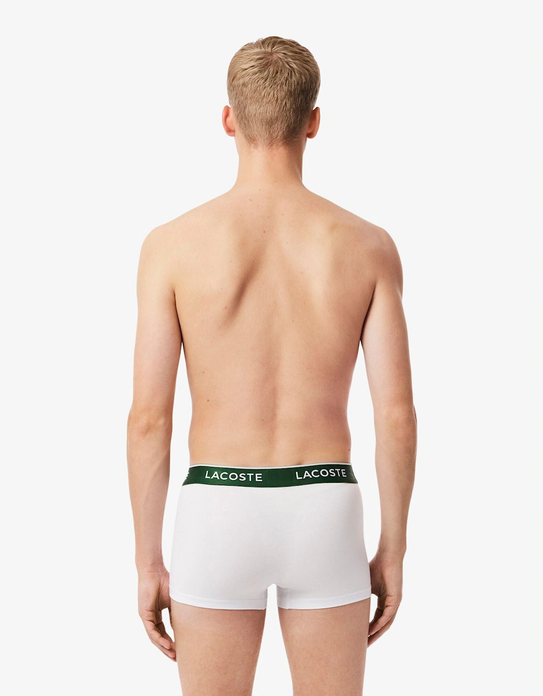 3-Pack of Mens Trunks - White 001