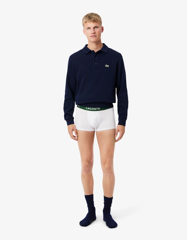 3-Pack of Mens Trunks - White 001