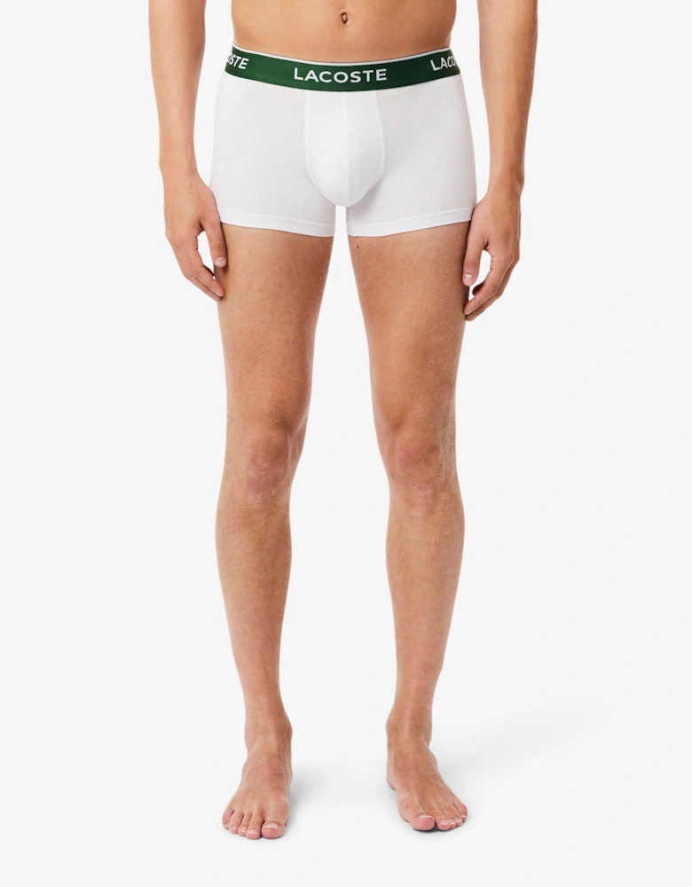 3-Pack of Mens Trunks - White 001