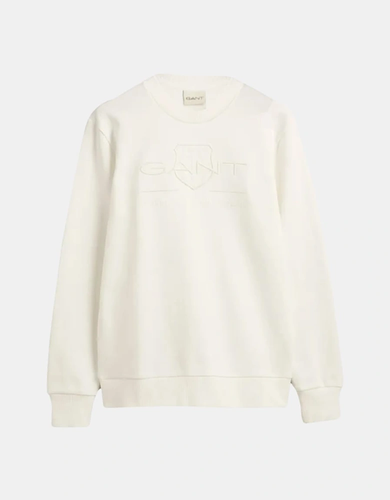 Tonal Shield Crewneck Sweatshirt