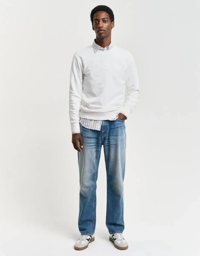 Tonal Shield Crewneck Sweatshirt