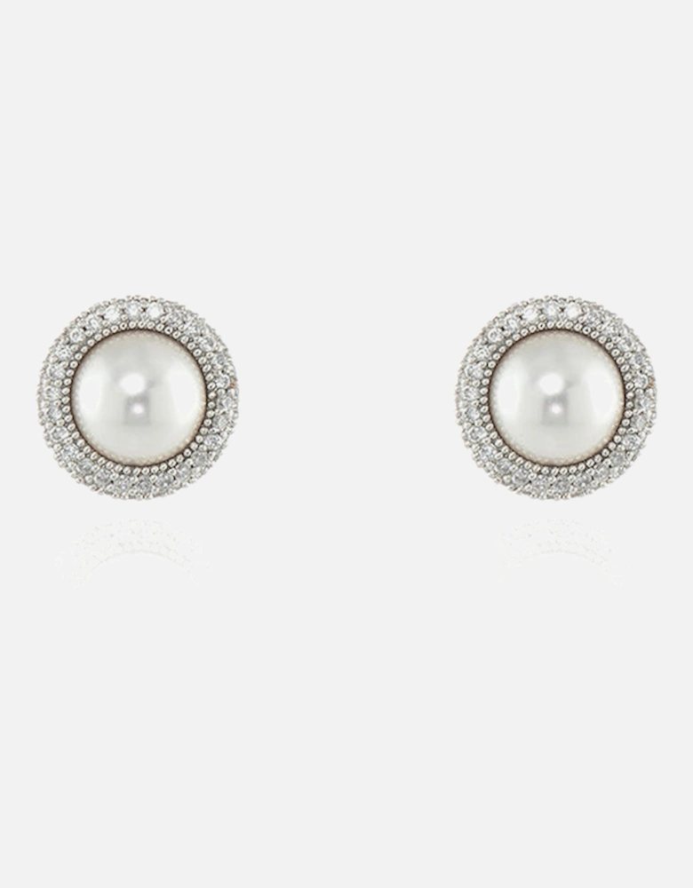 Peigi Pearl Silver Earrings