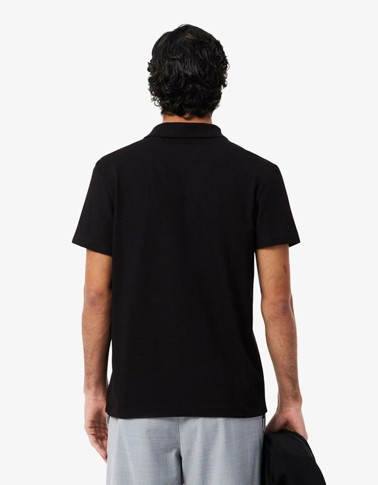 Short Sleeved Mens Polo Shirt - Black 031