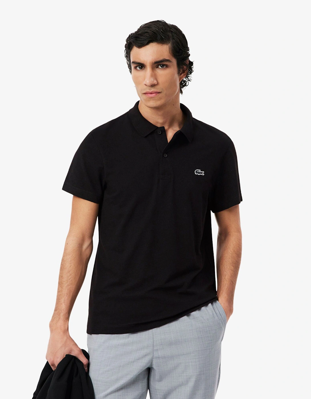 Short Sleeved Mens Polo Shirt - Black 031, 8 of 7