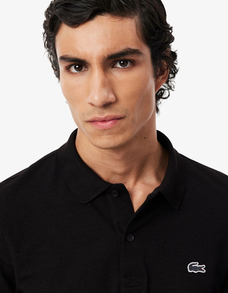 Short Sleeved Mens Polo Shirt - Black 031