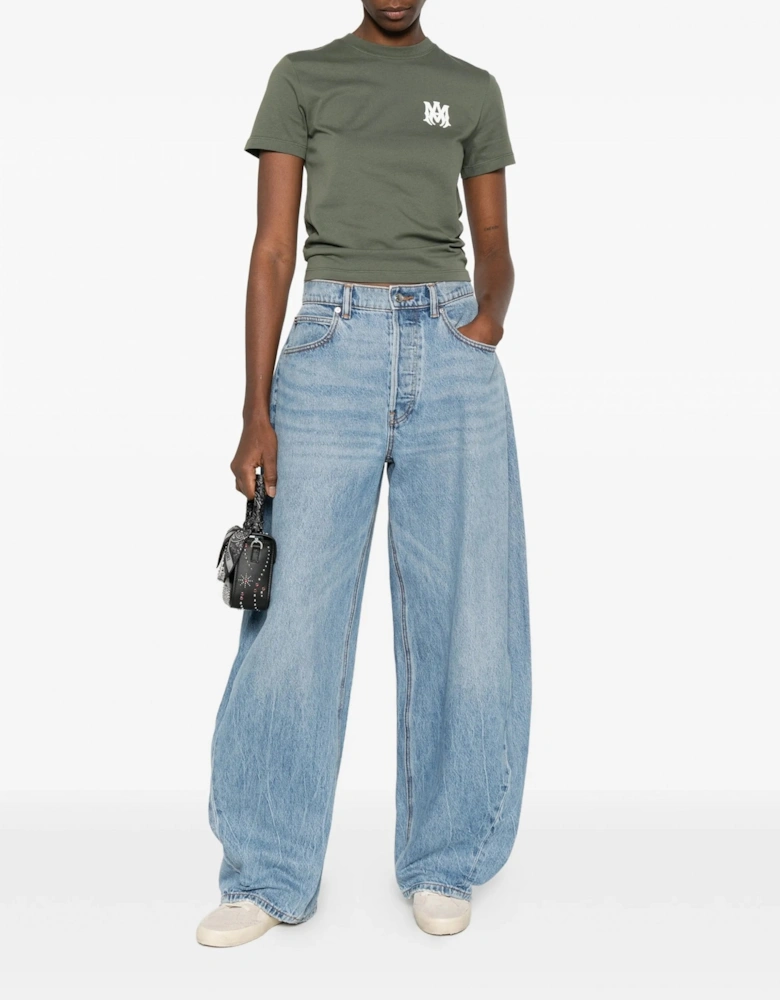 Womens MA Core Logo T-Shirt Green