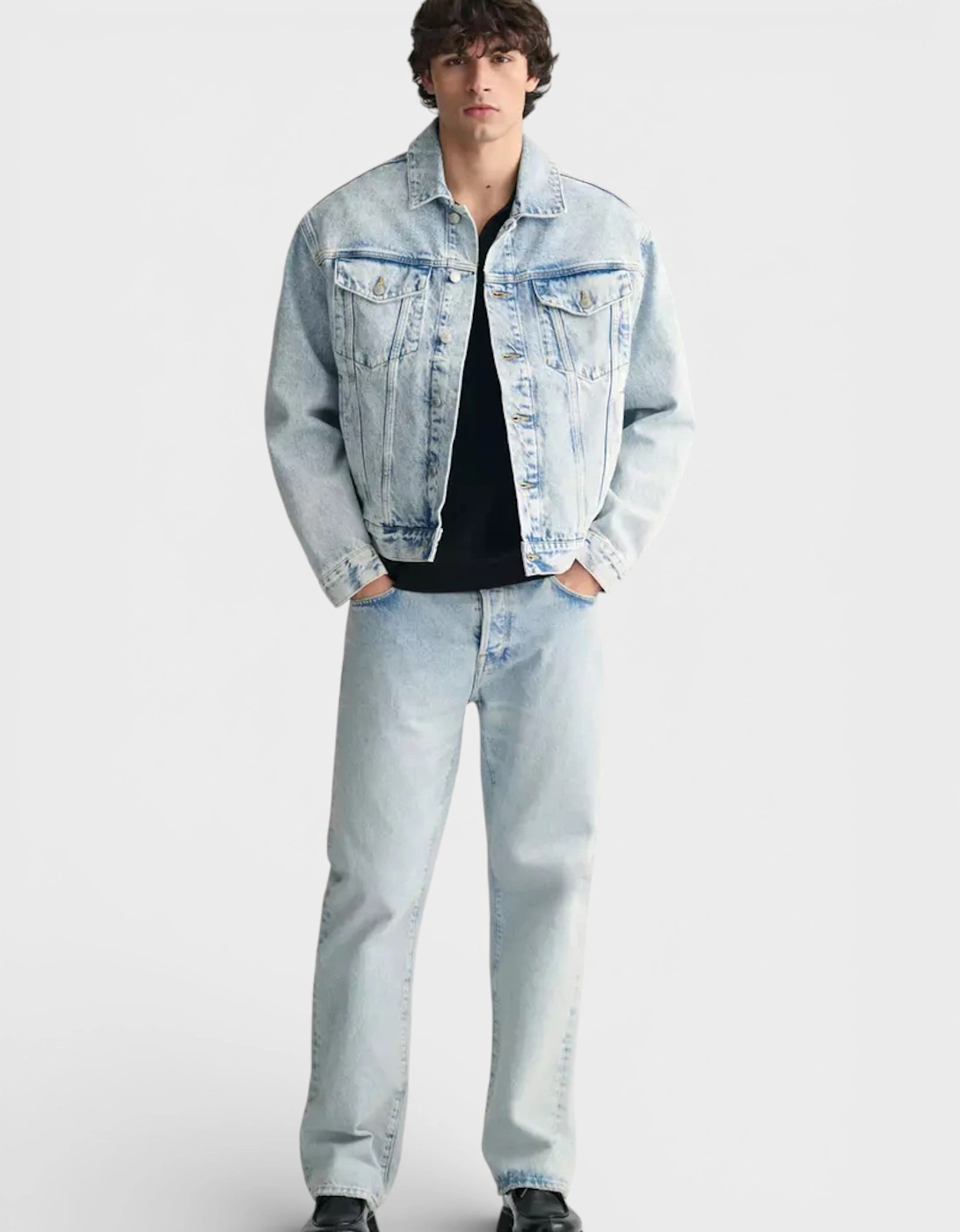 Denim Trucker Jacket Light Blue