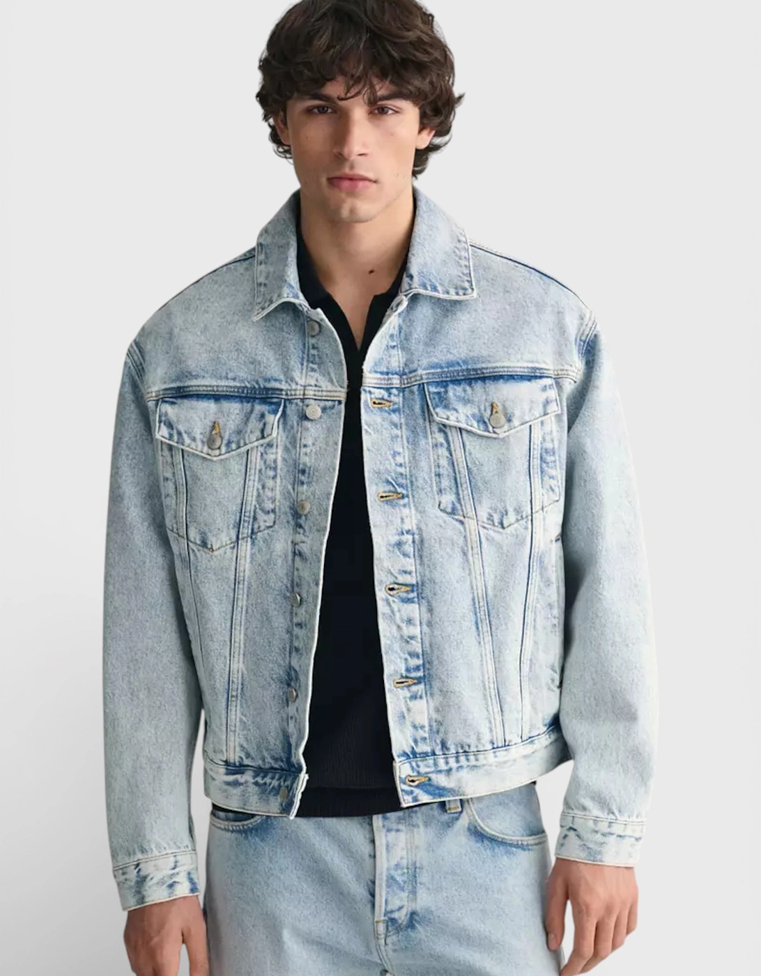 Denim Trucker Jacket Light Blue