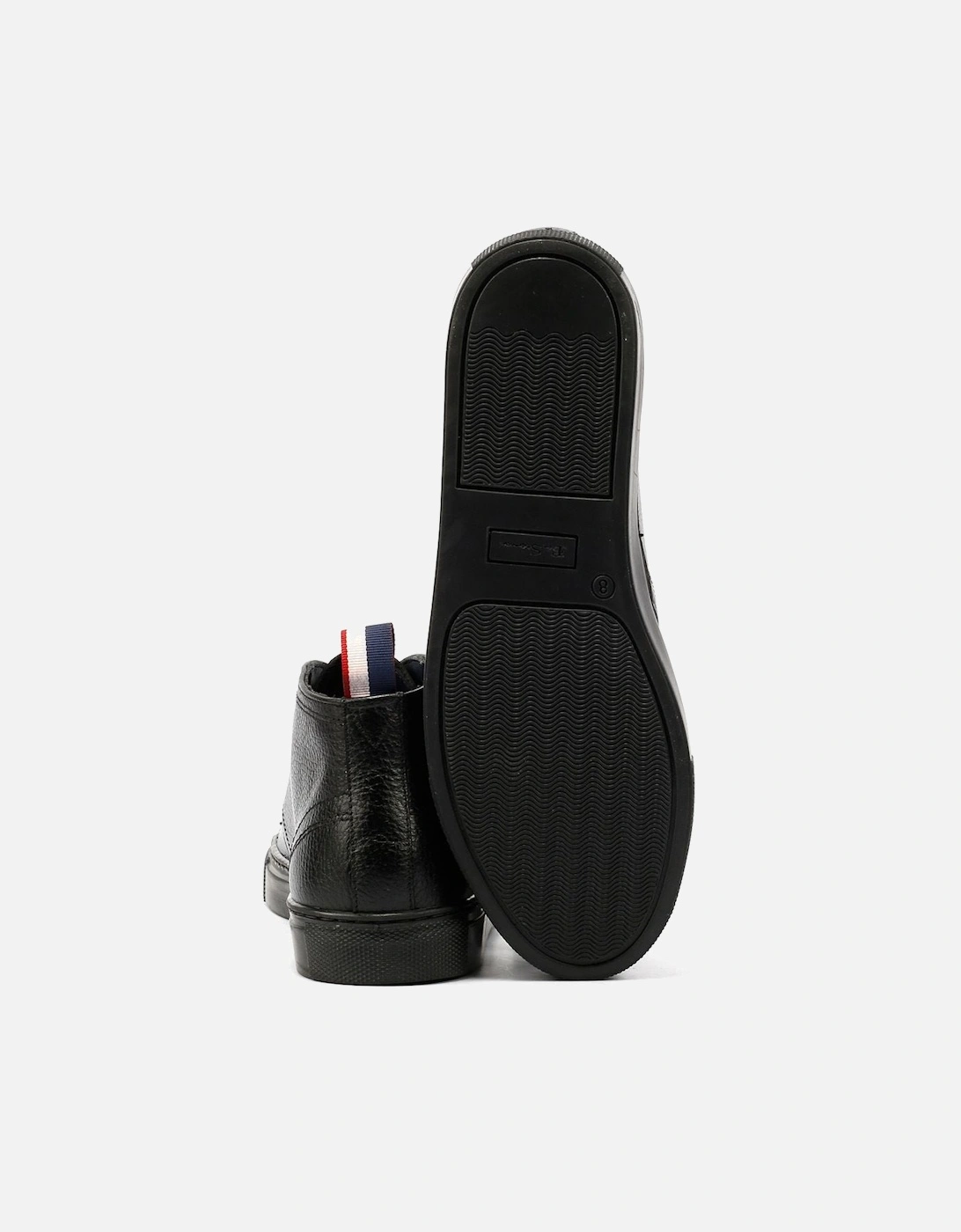 Parka Leather Men's Black Boots