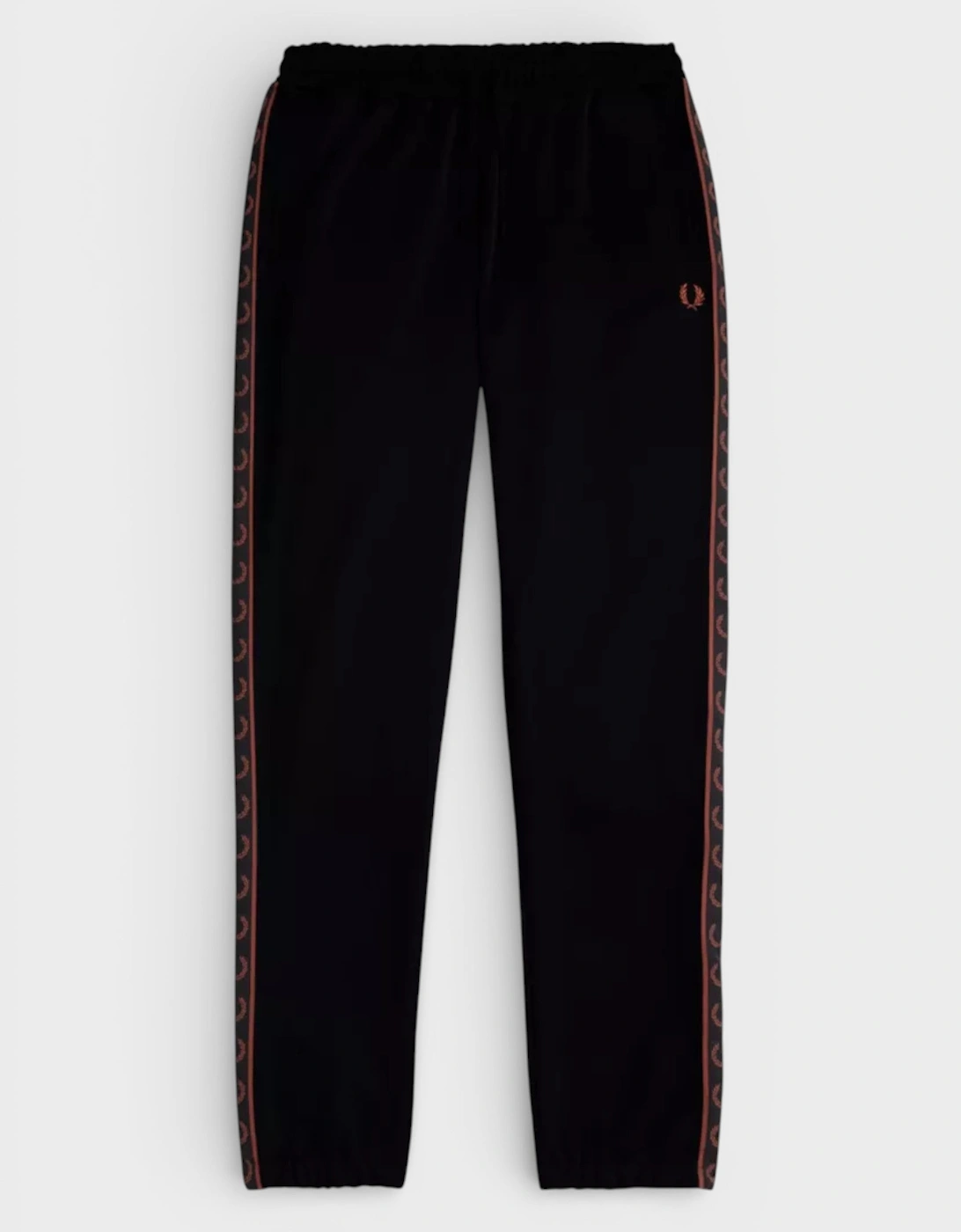 Contrast Taped Track Pants Black Brown, 7 of 6