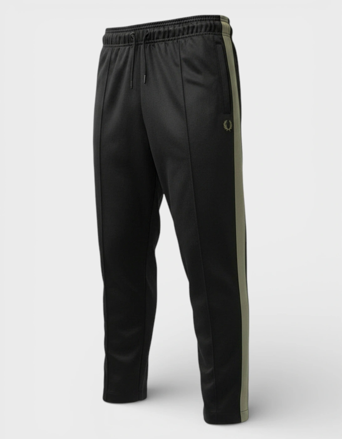 Tape Detail Track Pant Black