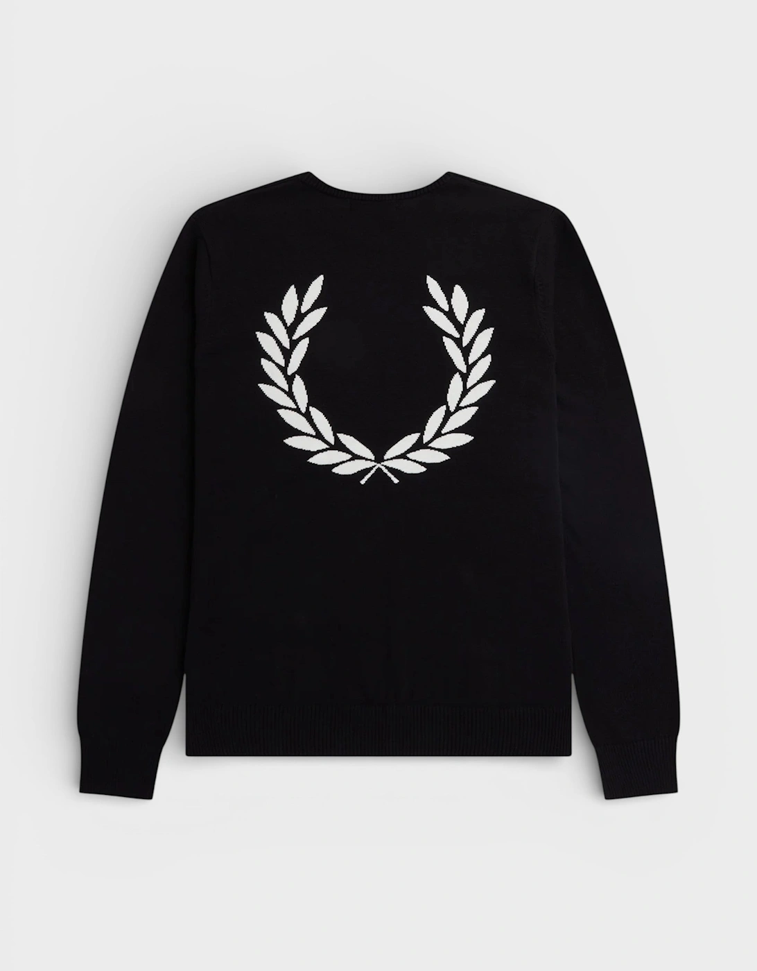 Graphic Laurel Wreath Jumper Black, 7 of 6