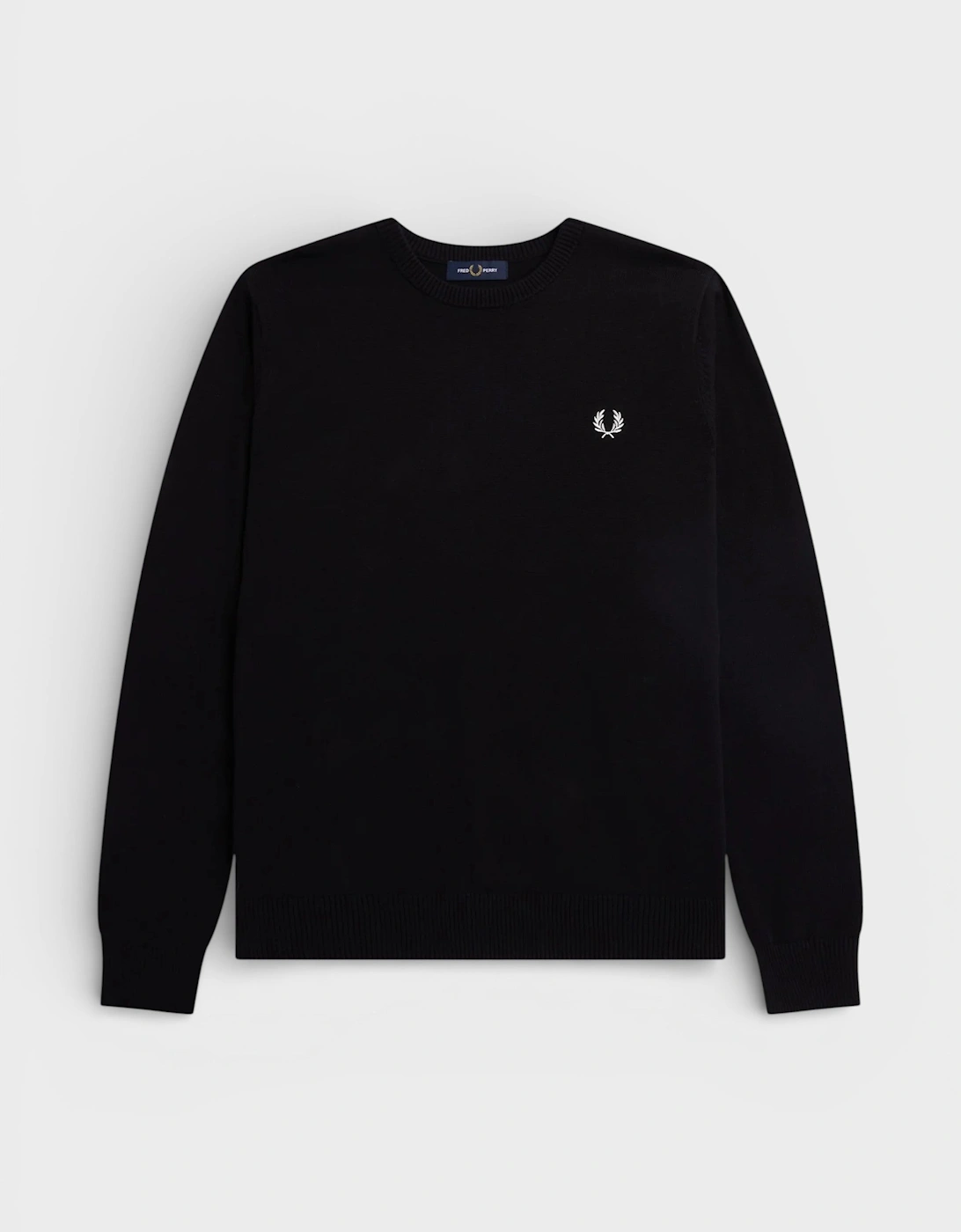 Graphic Laurel Wreath Jumper Black