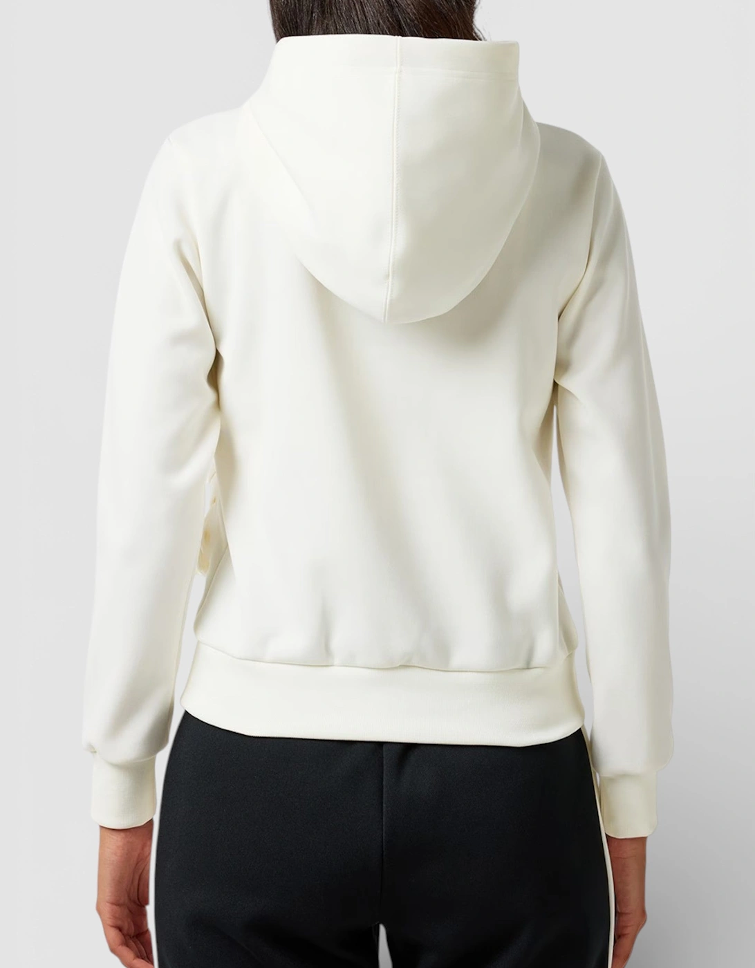 Comme Des Garcons Bow Detail Hoodie Off White