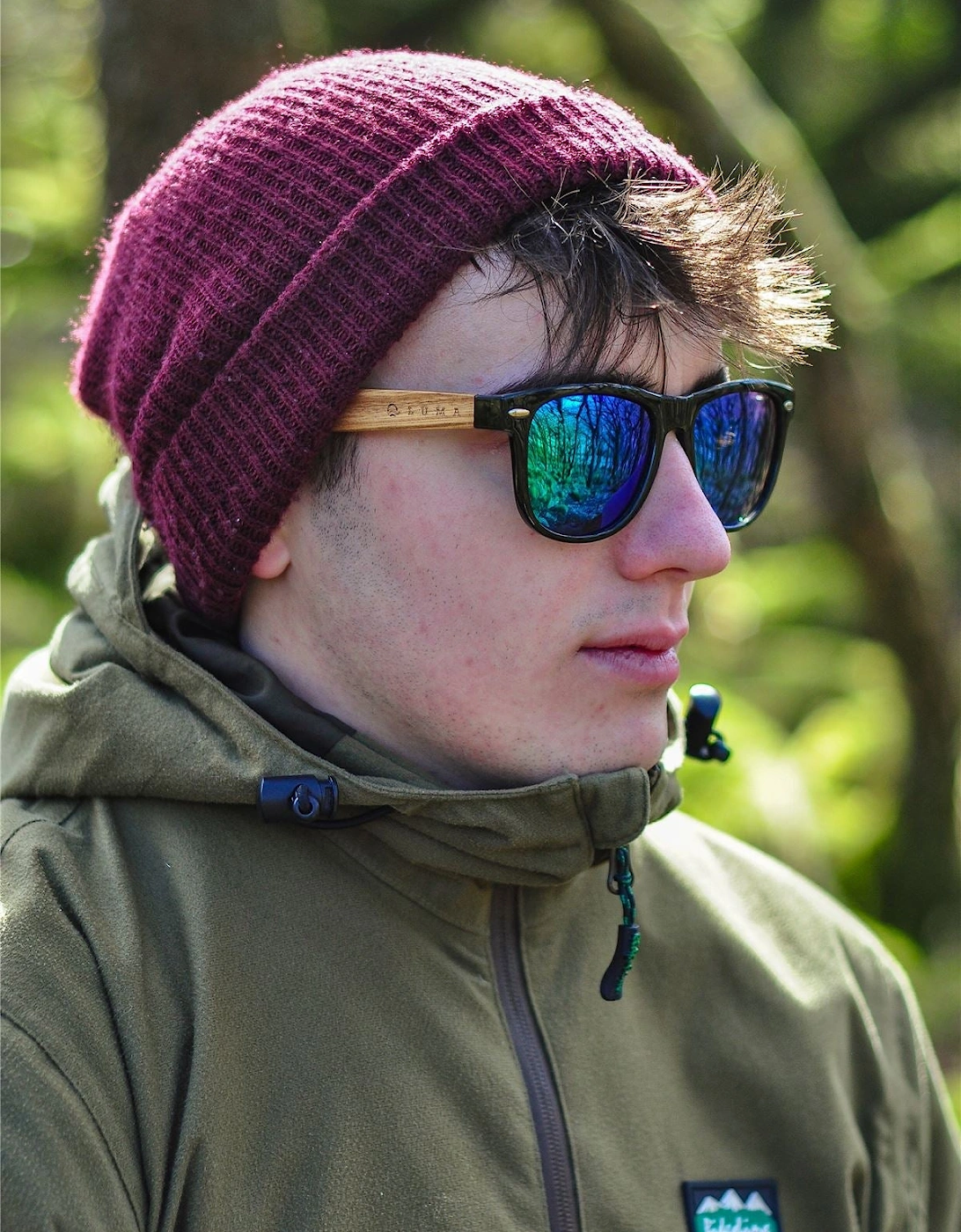 Luma Sunglasses - Wistmans - Black/Green