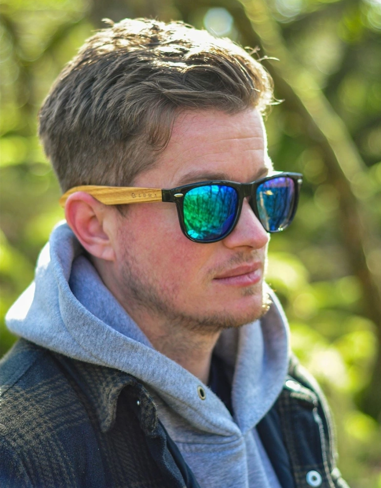 Luma Sunglasses - Wistmans - Black/Green