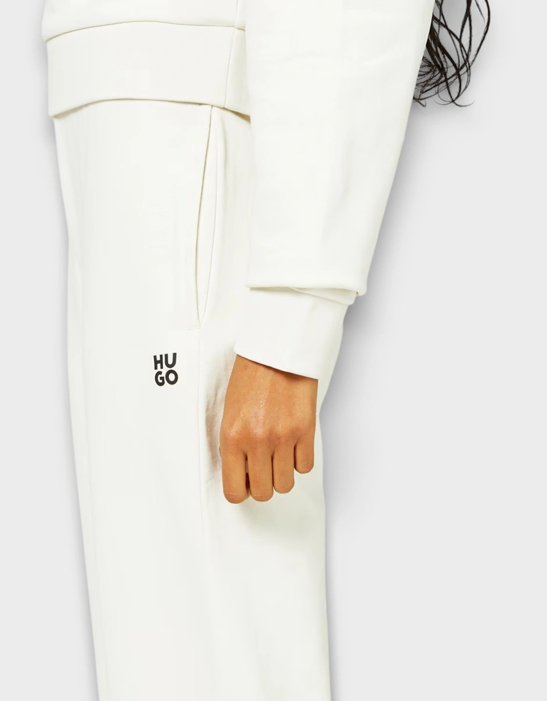 Hugo Nelfinia Stack Logo Joggers Off White