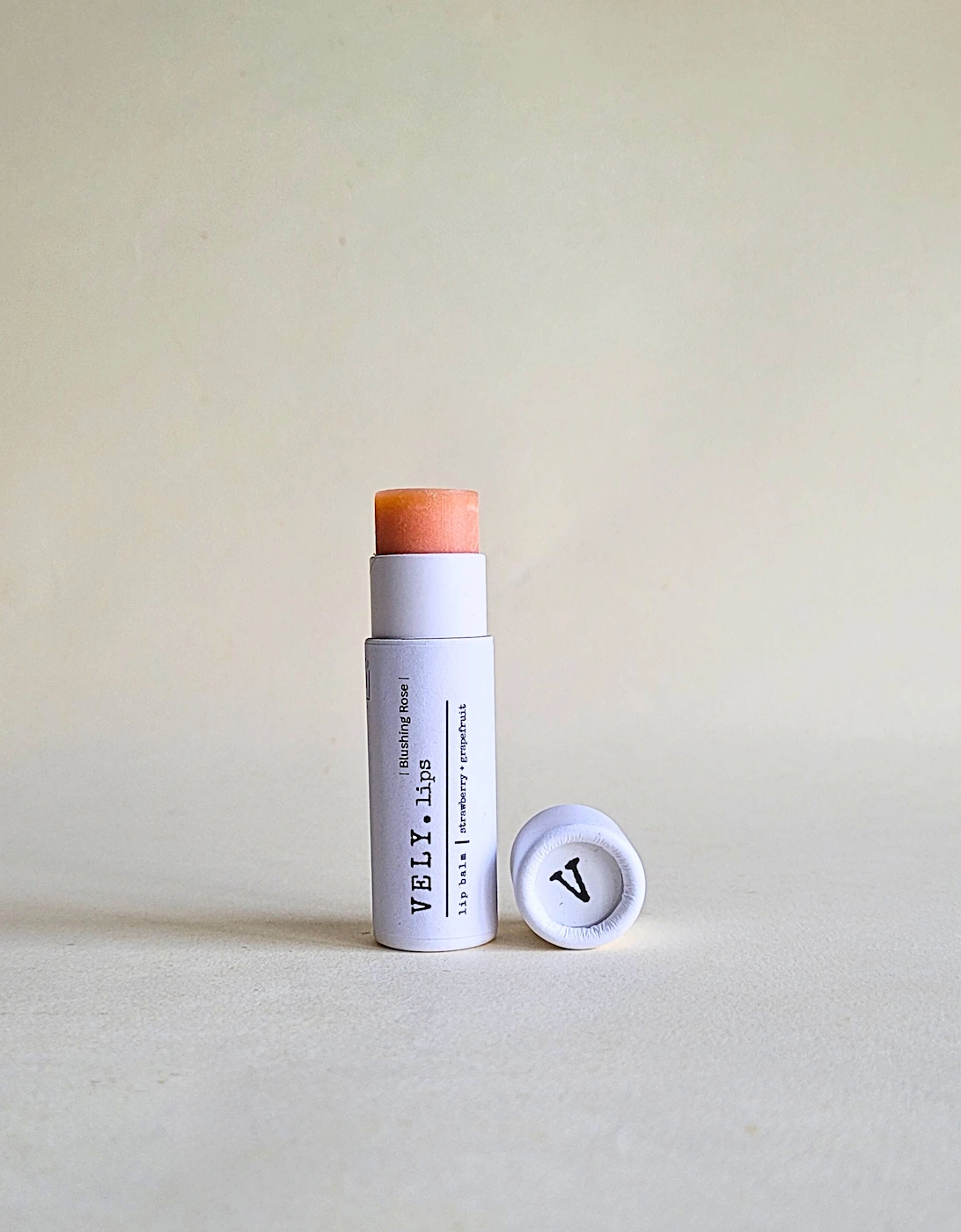 Natural Tinted Lip Balm "Blushing Rose" with Grapefruit, 4 of 3