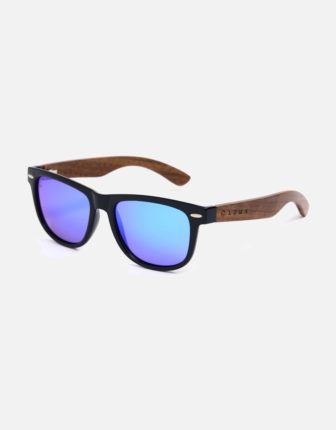 Luma Sunglasses - Wistmans - Black/Blue, 6 of 5