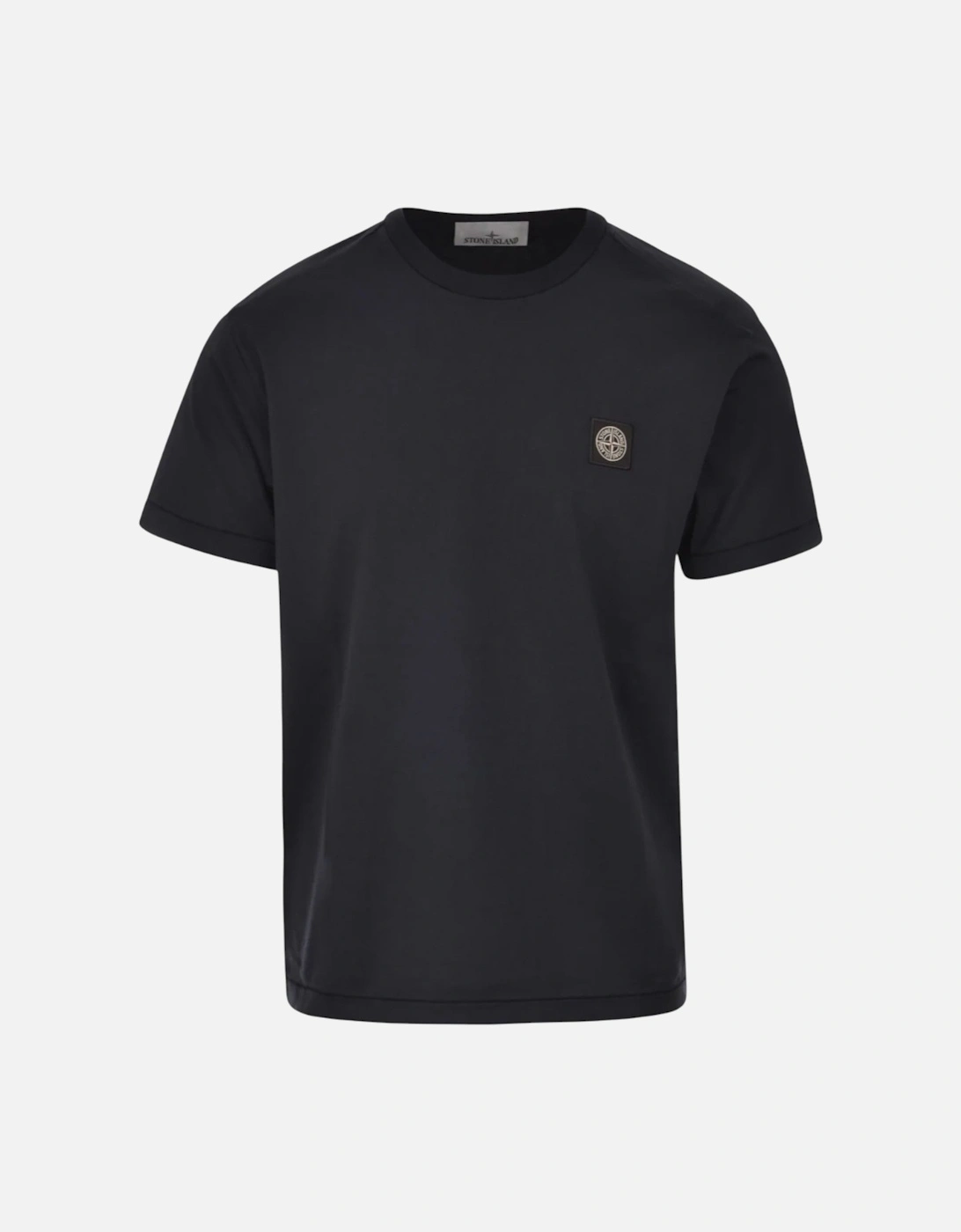 Stone Island Men's Navy Compass Patch Logo T-Shirt - Size: 38