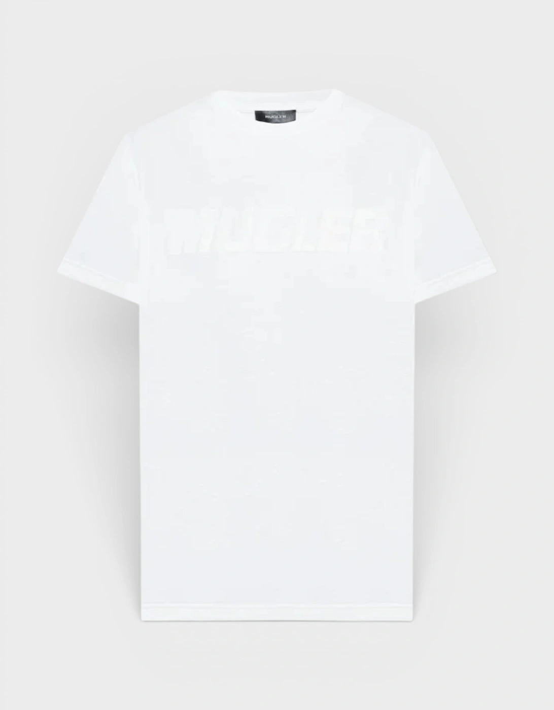 Logo Print Oversized Tee Warm White, 7 of 6
