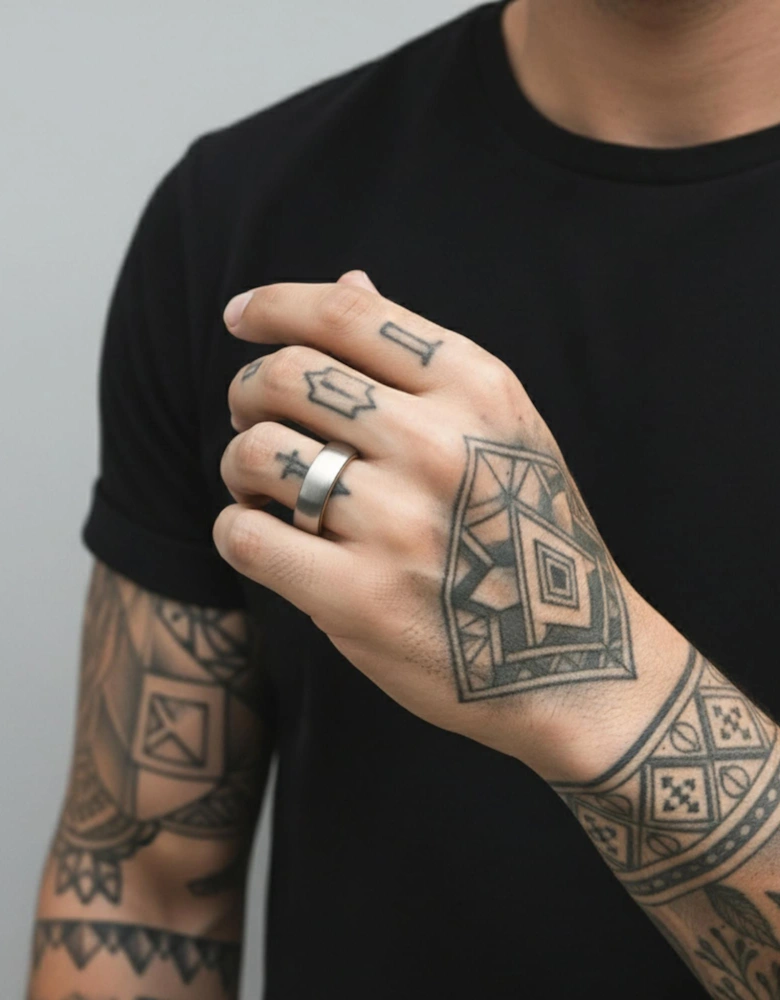 The Sirius - 6mm Brushed Tungsten & Whisky Barrel Wood Ring