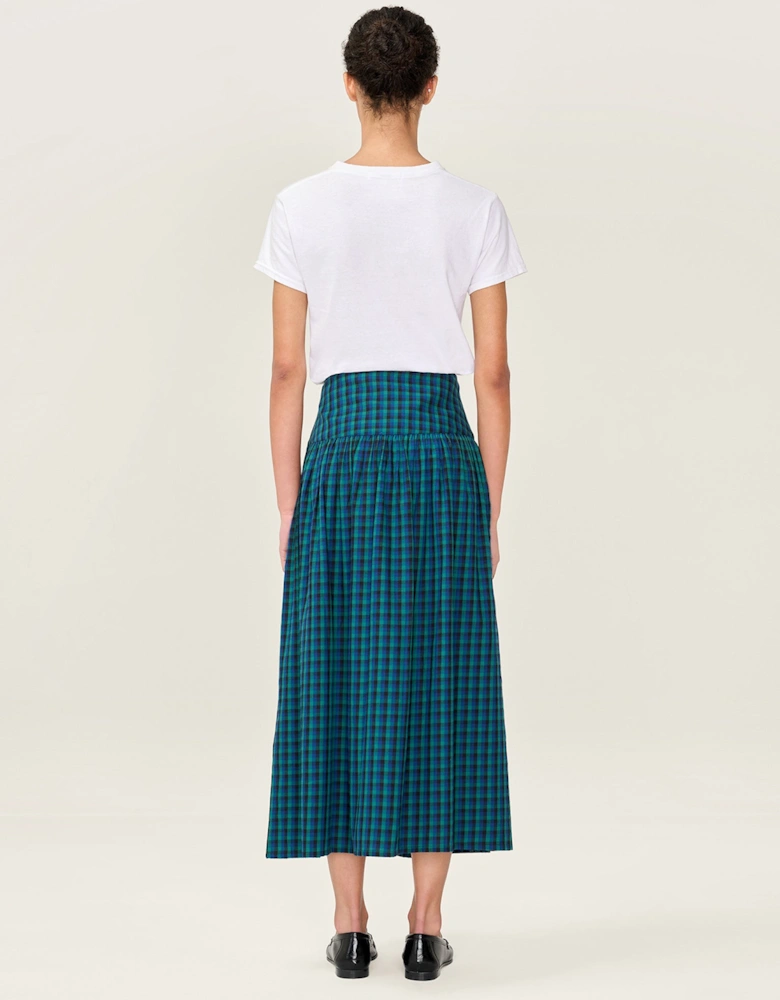 Ferris Skirt in Blue and Green