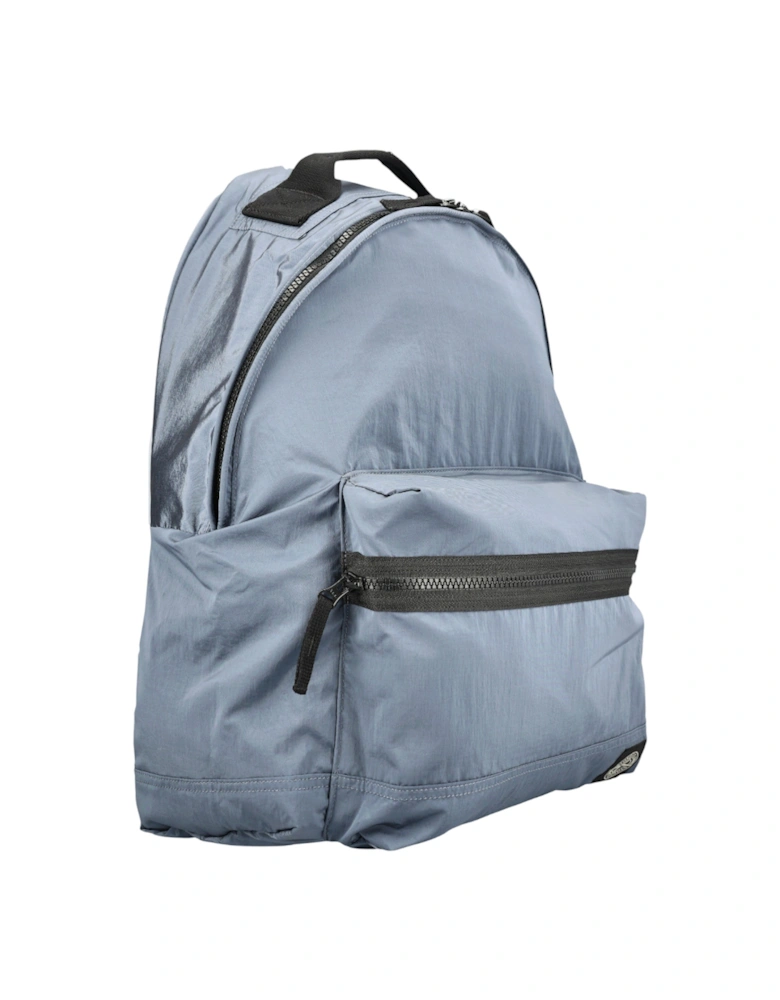 Coated Nylon Metal In Econyl Avio Blue Backpack