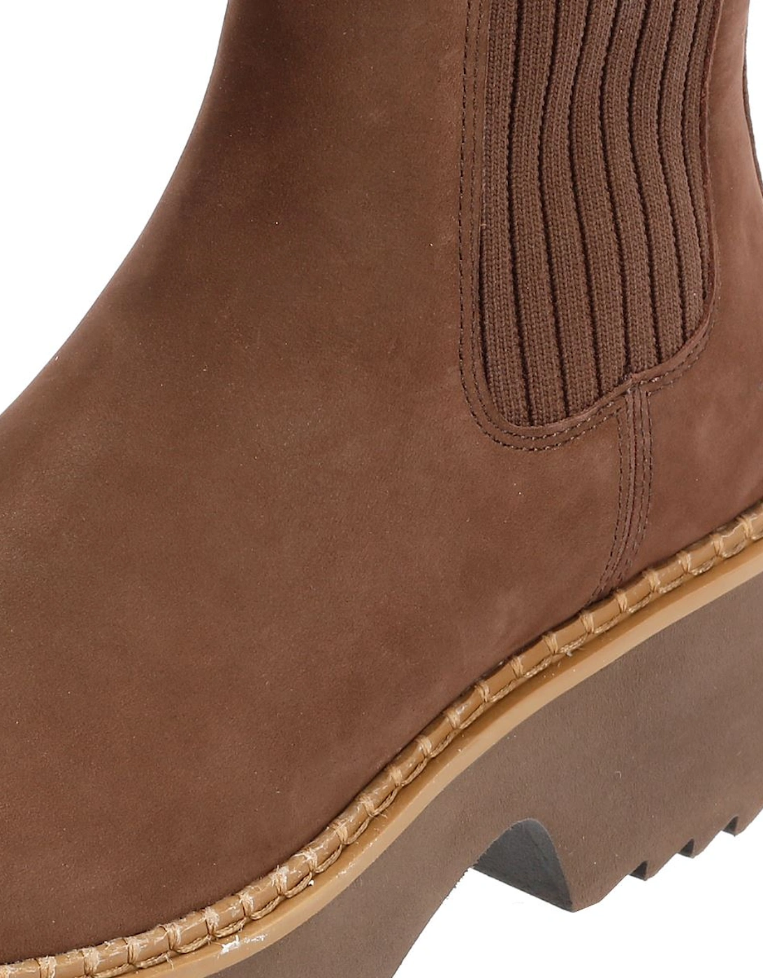 Millie Nubuck Leather Women's Dark Brown Boots