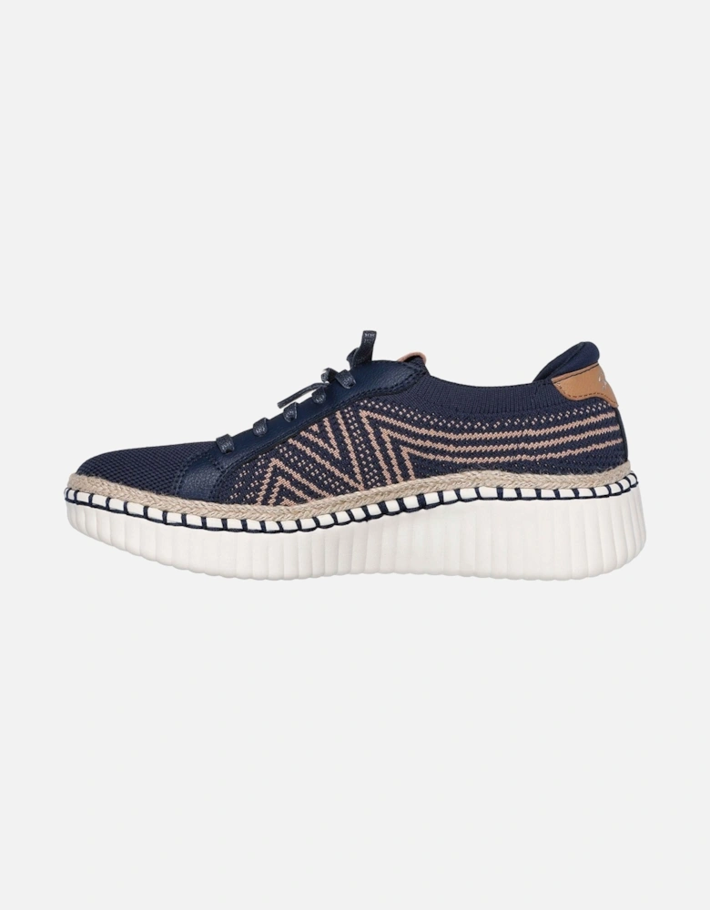 Wilshire Blvd - Bellevue Textile Women's Navy Standard Trainers