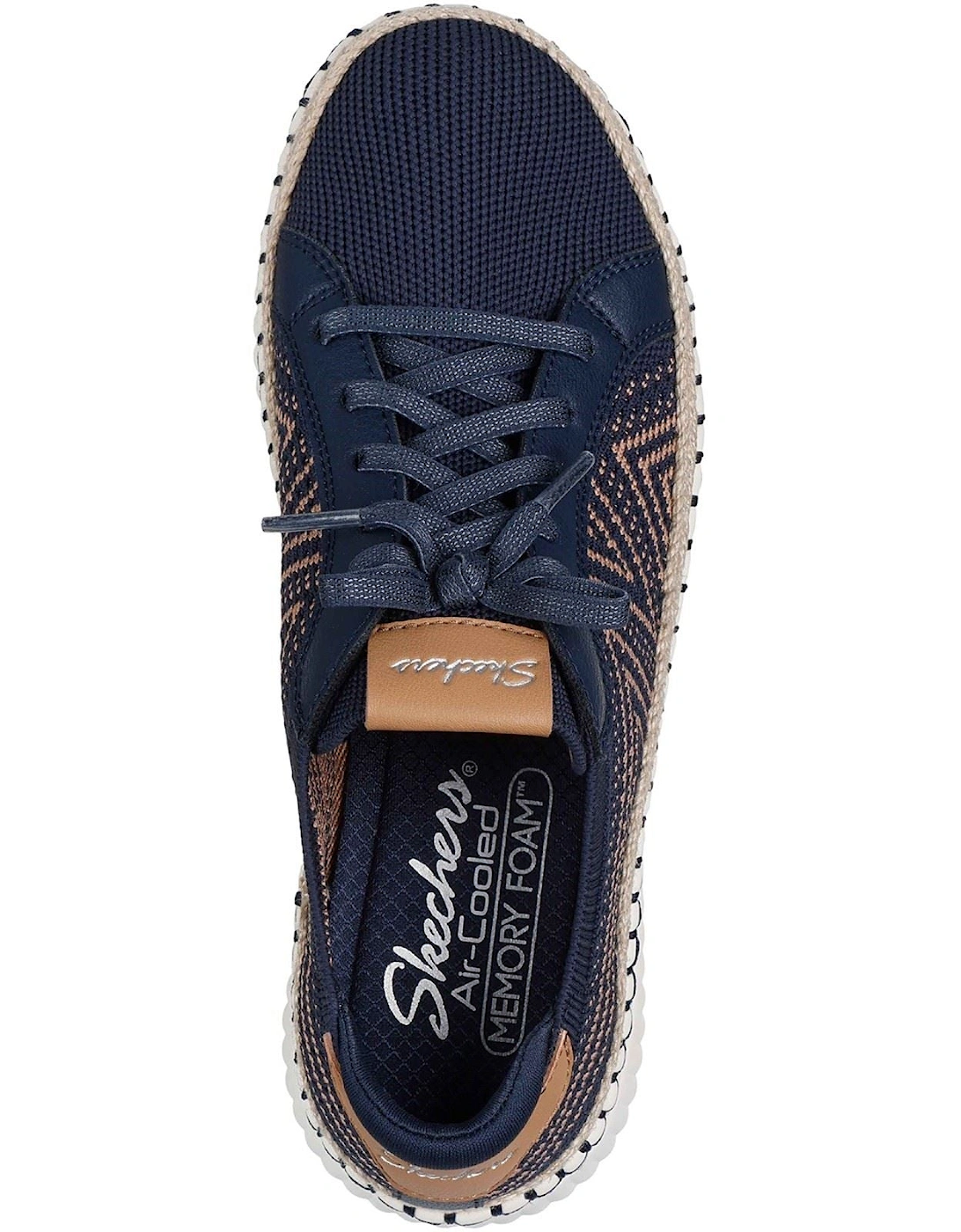 Wilshire Blvd - Bellevue Textile Women's Navy Standard Trainers