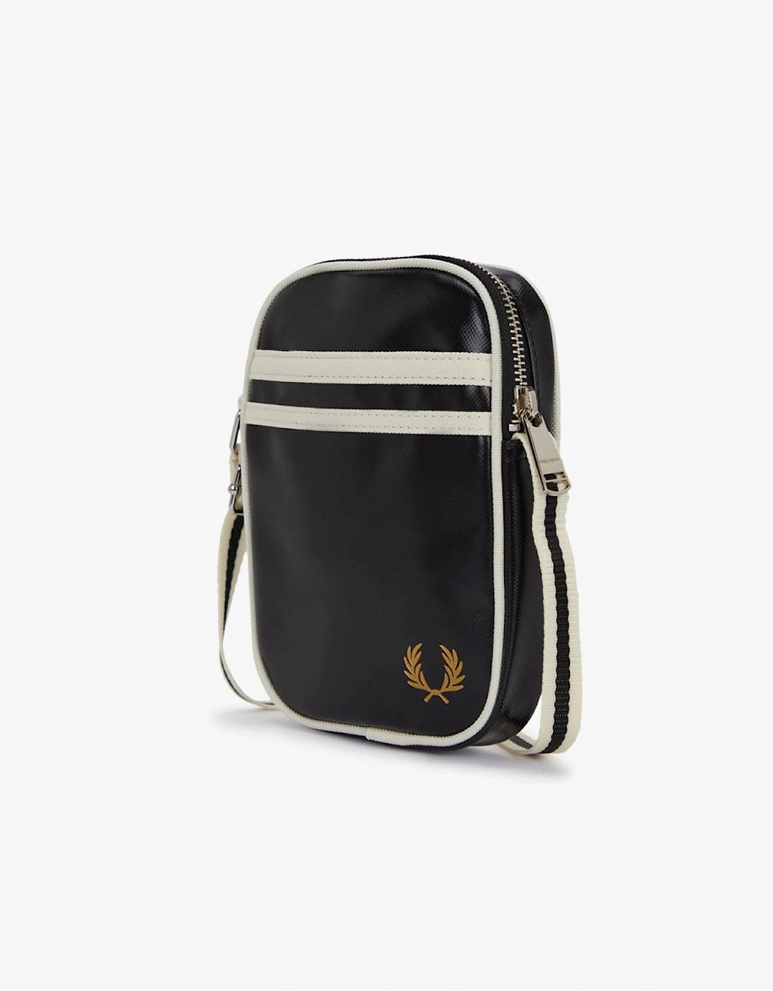 Classic Small Side Bag - Black/Ecru D57