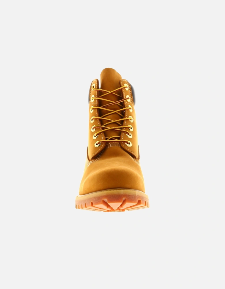 Mens Smart Boots Premium 6 Inch Waterproof Leather Lace Up tan UK Siz