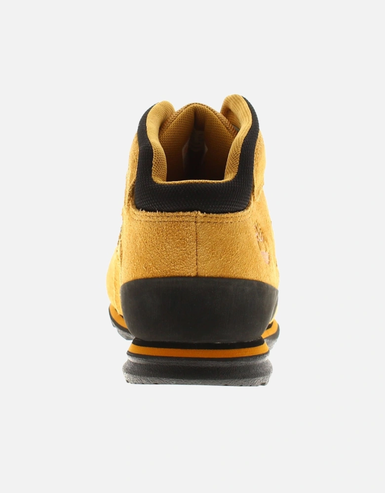 Mens Smart Boots Euro Rock Suede Leather tan UK Size