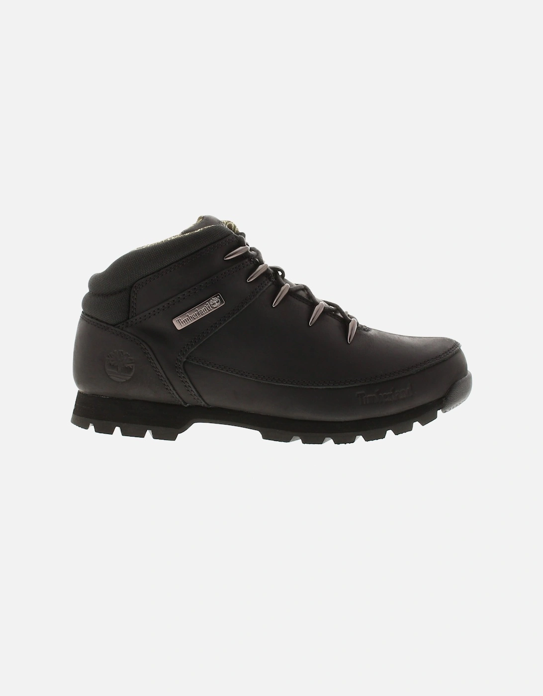 Mens Smart Boots Euro Sprint Leather Lace Up black UK Size