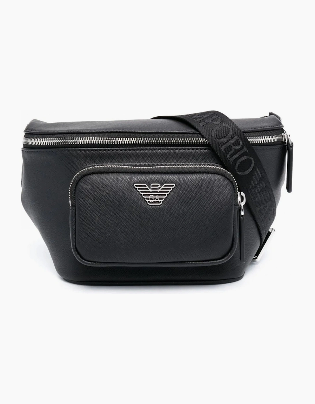Emporio Armani Men's Branded Belt Bag Black - Size: OS