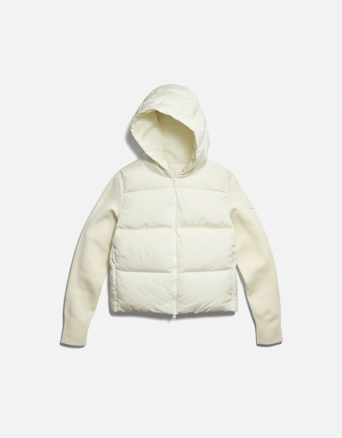 WOMENS HYBRIDGE WIDE QUILT KNIT HOODY, 6 of 5