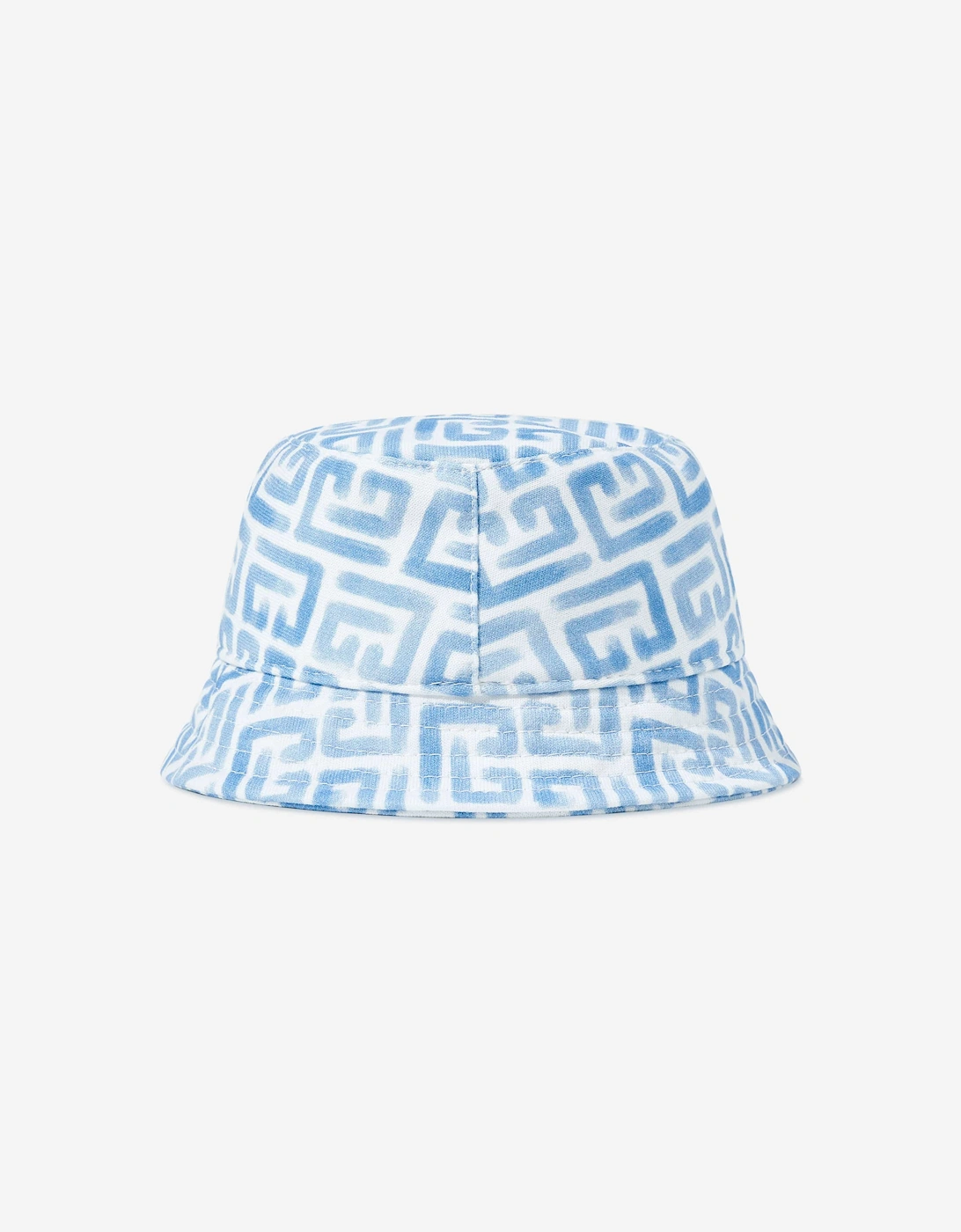 Baby Boys Monogram Logo Bucket Hat in Blue