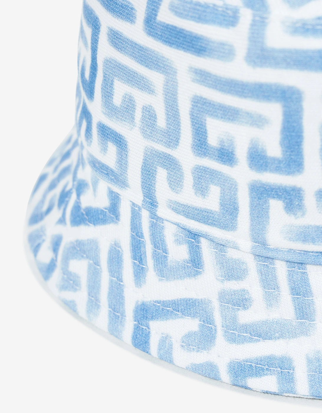 Baby Boys Monogram Logo Bucket Hat in Blue