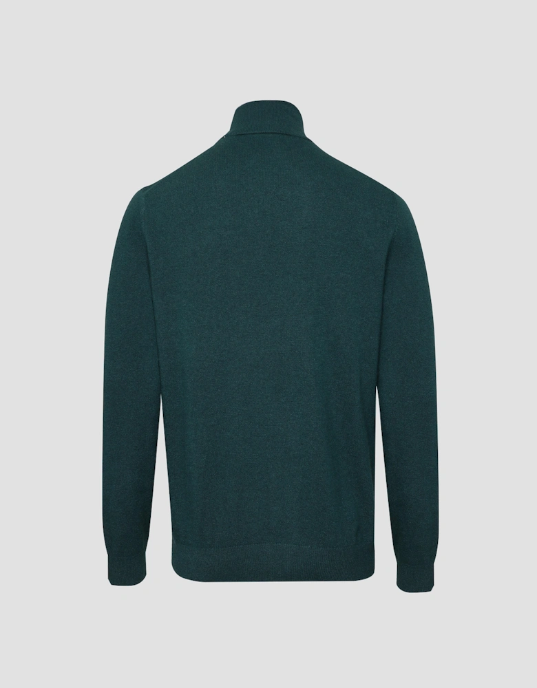 Lambswool Blend Half Zip Sweater