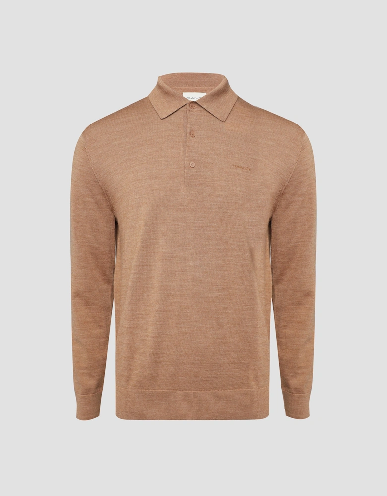 Extrafine Merino Wool Polo Shirt