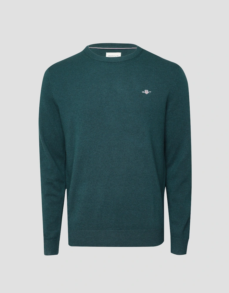 Lambswool Blend Crewneck Sweater