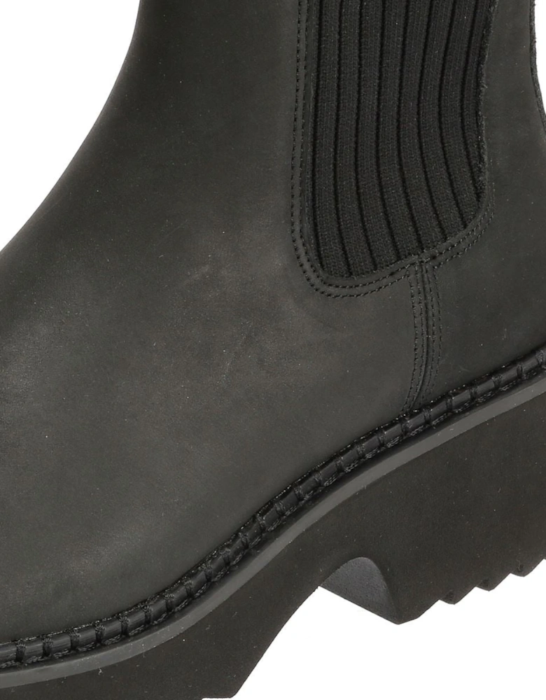 Millie Nubuck Leather Women's Black Boots
