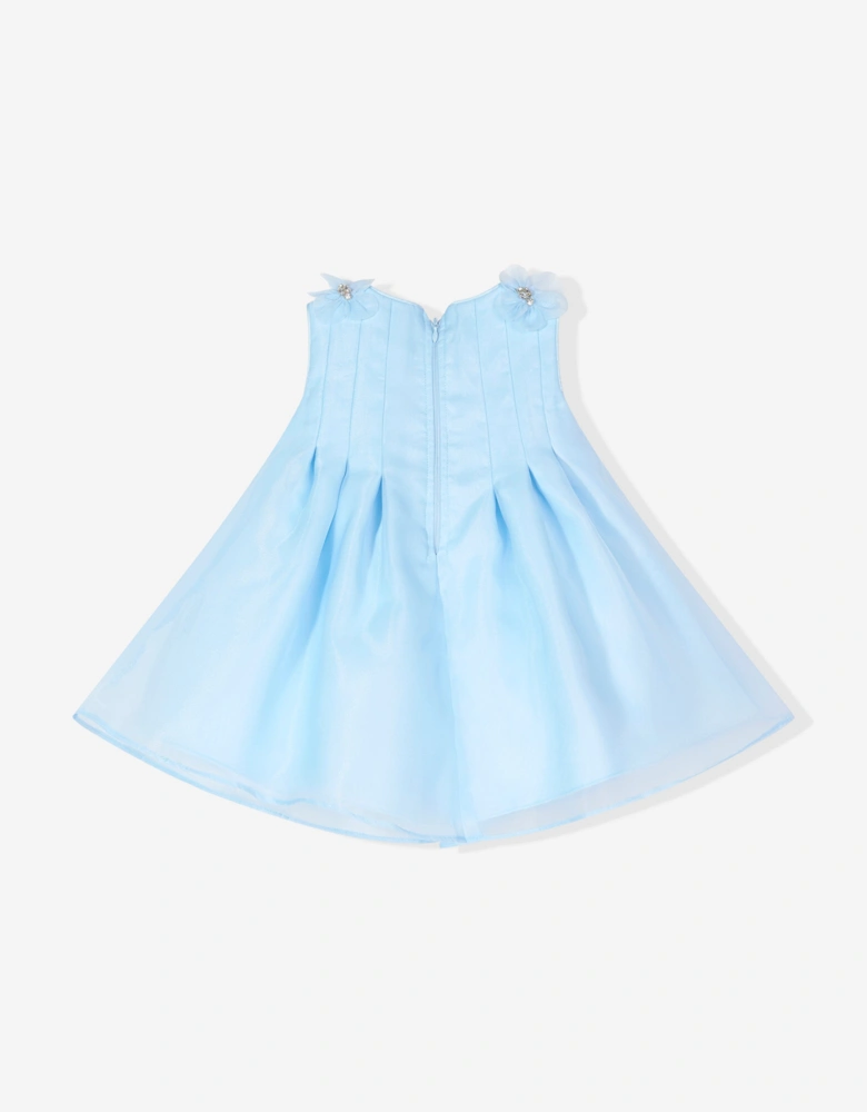 Baby Girls Occasion Dress with Headband in Blue