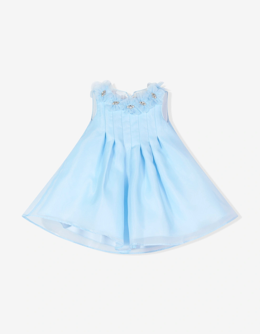 Baby Girls Occasion Dress with Headband in Blue